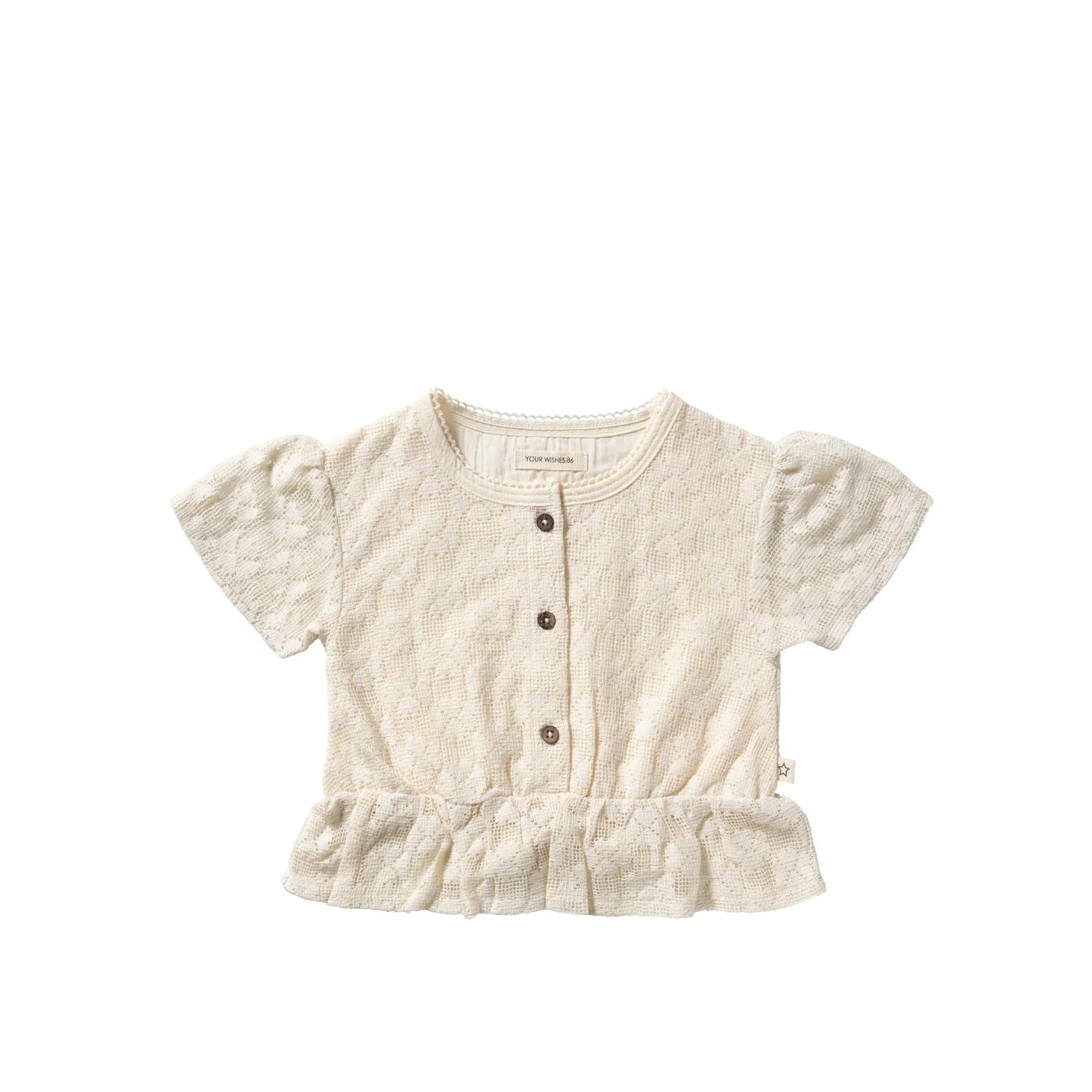 Your Wishes - Blouse Floral Lace | White Swan