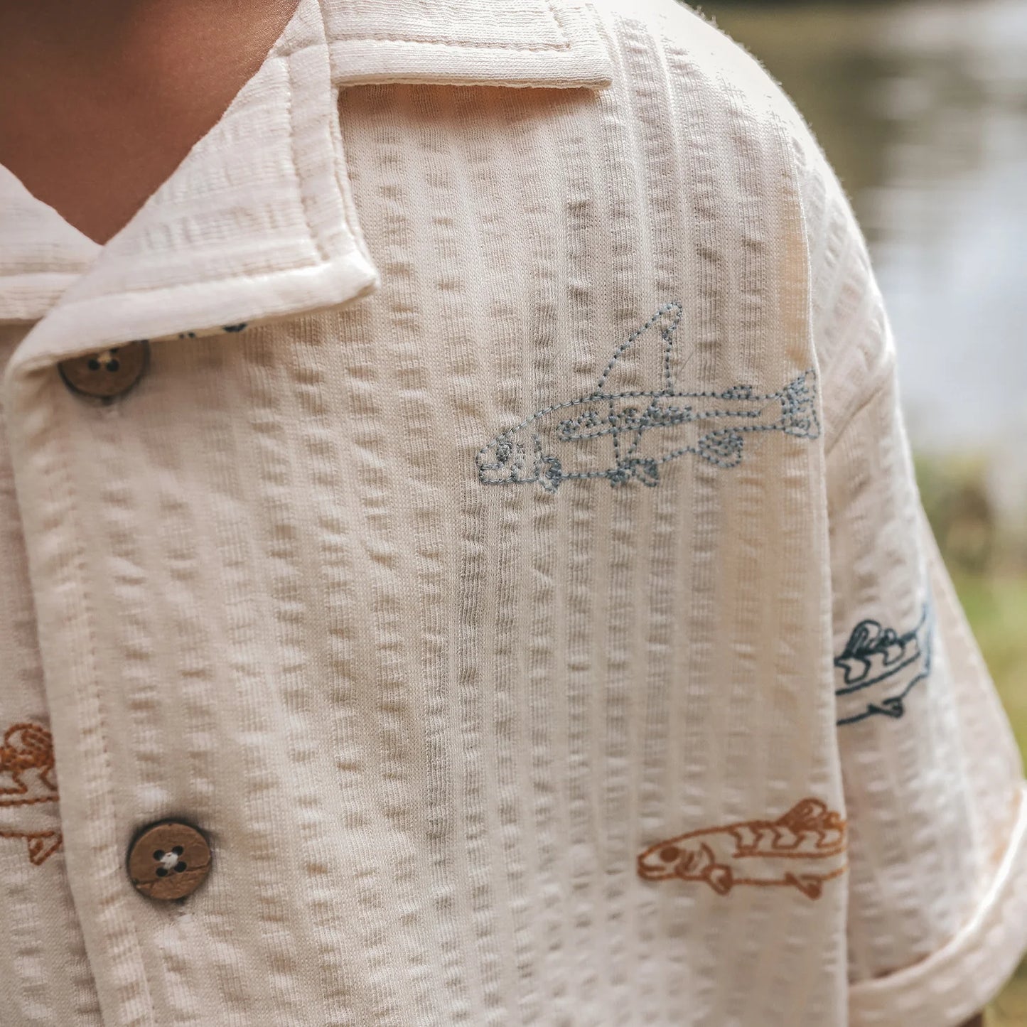 Your Wishes - Loose Shirt Shark Fish | White Swan