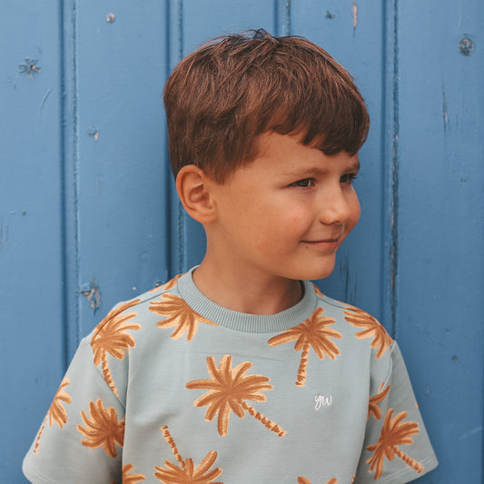 Your Wishes - Shirt Allover Palmtrees | Ocean